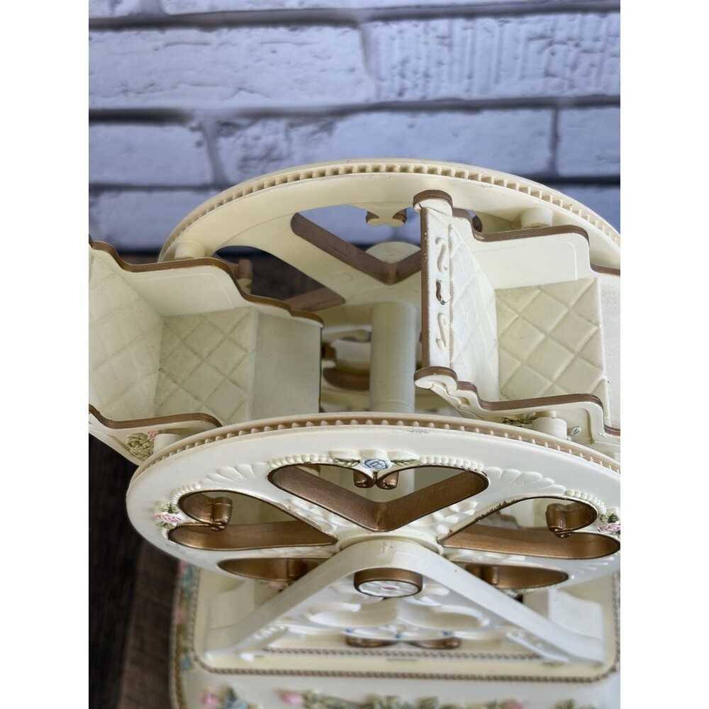 Musical Moving Ferris Wheel Music Box Vintage PS Designs Nutcracker Song Mint - Picture 8 of 13